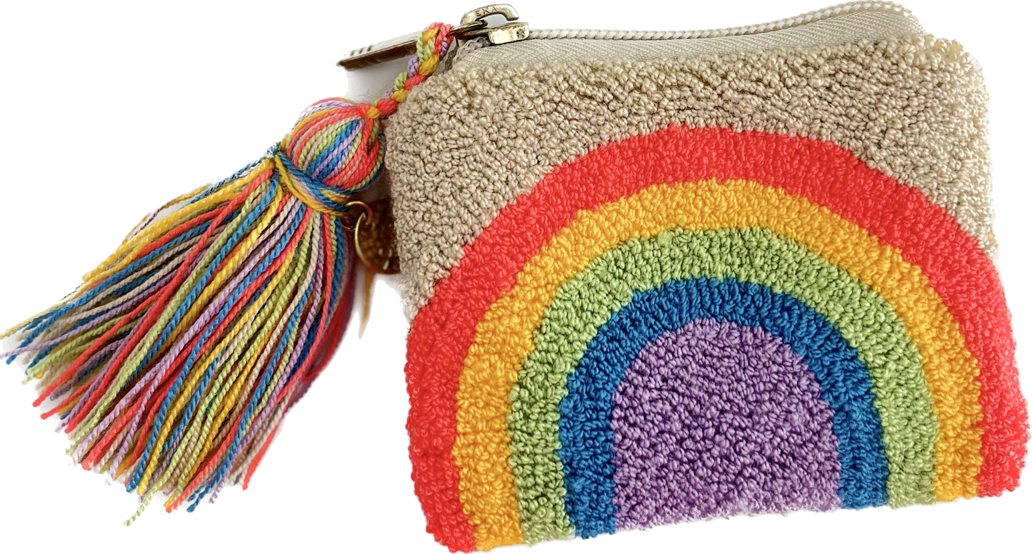 Rainbow coin bag