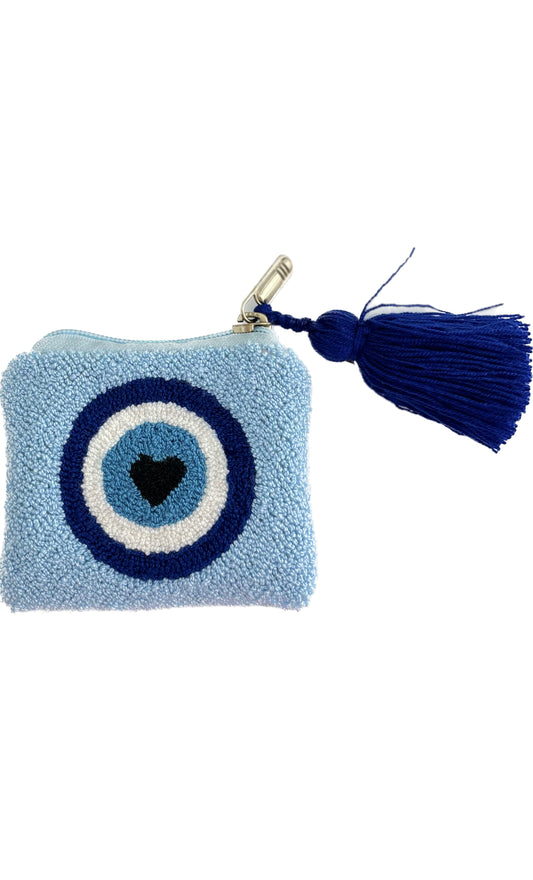 Blue eye coin bag